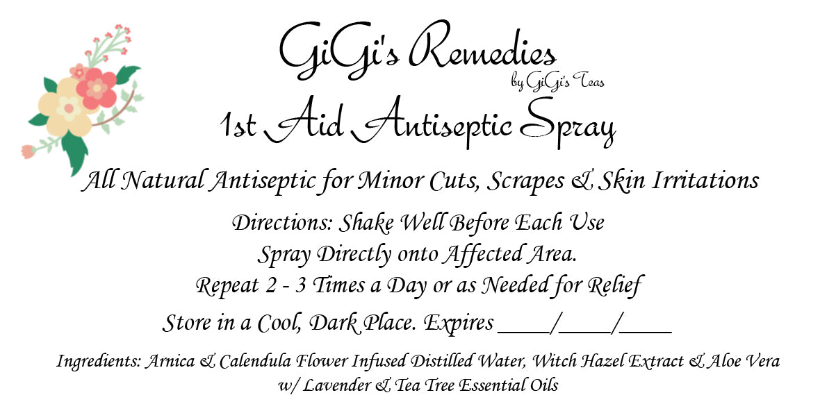 GiGi's 1st Aid Antiseptic Spray - 2oz