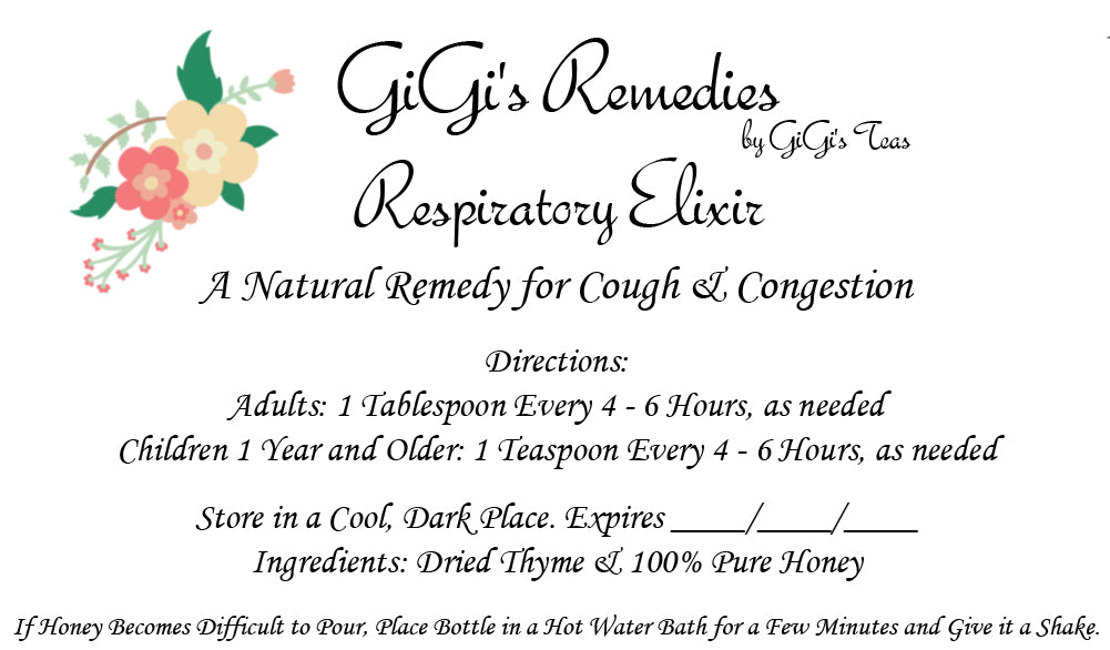 GiGi's Respiratory Elixir - 4oz