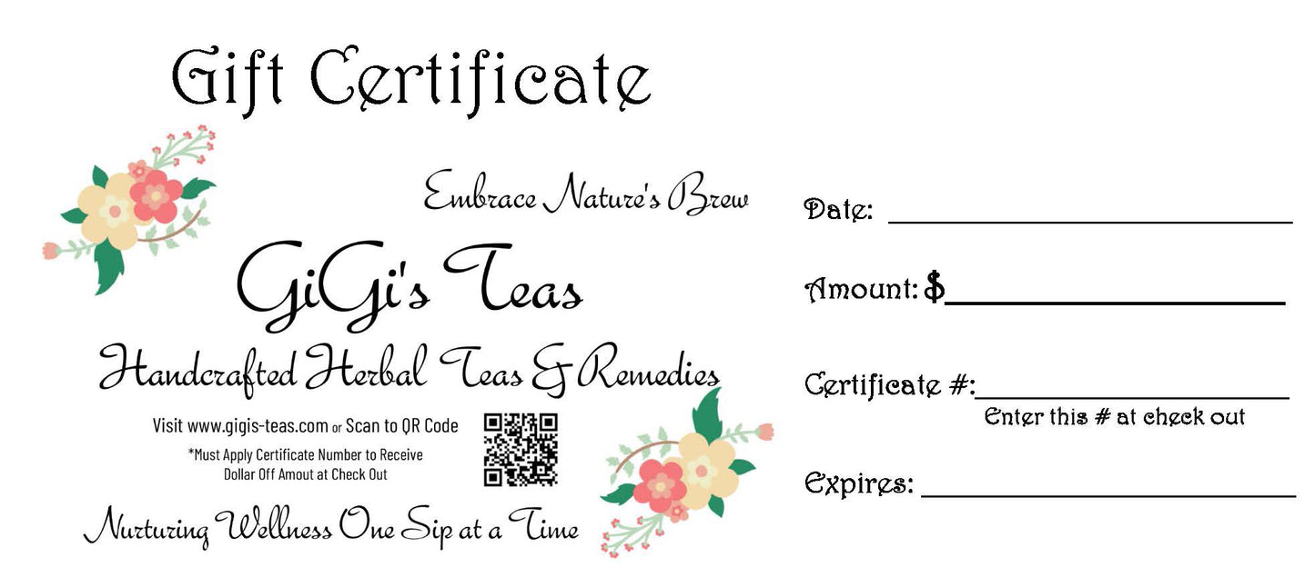 Gift Certificate - $25.00